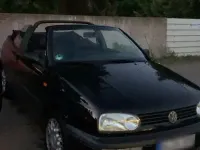 Gebraucht VW Golf Cabriolet 75 PS (55 kW) 1996 Schwarz Cabrio