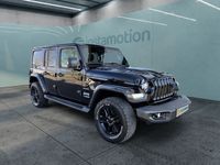 Gebraucht Jeep Wrangler Unlimited Sahara 272 PS (200 kW) 2021 Schwarz SUV