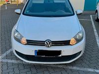 Gebraucht VW Golf VI 122 PS (89 kW) 2010 Weiß Kleinwagen