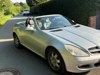 Second-hand Mercedes SLK200 163 CP (119 kW) 2007 Argintiu Cabrio