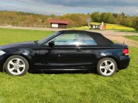 Gebraucht BMW 118 Cabriolet Sport Line 143 PS (105 kW) 2009 Schwarz Cabrio