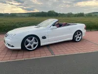 Gebraucht Mercedes SL55 AMG AMG 517 PS (380 kW) 2007 Weiß Cabrio