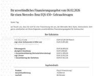 Gebraucht Mercedes EQS450+ Electric Art 244 kW (333 PS) 2023 Diamantweiss  lack Limousine