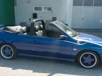 Gebraucht Ford Escort Cabriolet 115 PS (84 kW) 1997 Blau Cabrio