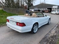 Gebraucht Mercedes SL500 AMG 306 PS (225 kW) 2001 Weiß Cabrio