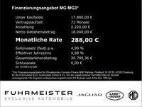 Gebraucht MG MG3 Comfort 194 PS (142 kW) 2024 Blau Kleinwagen