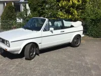 Gebraucht VW Golf Cabriolet 75 PS (55 kW) 1984 Weiß Cabrio