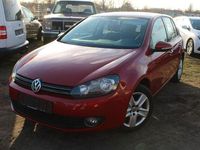 Gebraucht VW Golf VI Comfortline 122 PS (89 kW) 2009 Rot Kleinwagen