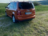 Gebraucht VW Touran 105 PS (77 kW) 2008 Orange Van / Kleinbus
