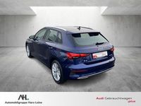 Gebraucht Audi A3 Advanced 150 PS (110 kW) 2021 Blau Limousine