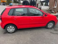 Brugt VW Polo 89 HK (65 kW) 2008 Rød Hatchback