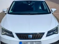Usata Seat Leon 116 CV (85 kW) 2018 Bianco Berlina