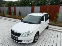 Gebraucht Skoda Roomster 86 PS (63 kW) 2014 Weiß Van / Kleinbus