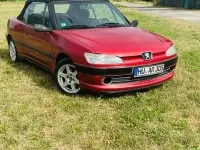 Gebraucht Peugeot 306 Cabriolet 88 PS (64 kW) 1998 Rot Cabrio