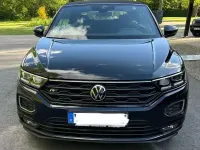 Gebraucht VW T-Roc Cabriolet R-line 150 PS (110 kW) 2021 Schwarz Cabrio