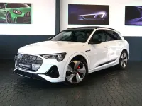 Usata Audi e-tron S-Line 300 kW (408 CV) 2020 Bianco SUV