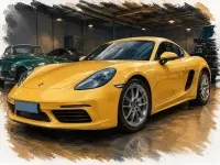 Gebraucht Porsche Cayman 299 PS (219 kW) 2016 Gelb Coupé