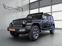 Gebraucht Jeep Wrangler Sahara 272 PS (200 kW) 2022 Black clear coat SUV