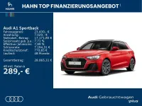 Gebraucht Audi A1 Sportback S-Line 116 PS (85 kW) 2025 Progressivrot metallic Kleinwagen