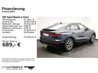 Gebraucht Audi Q6 e-tron 284 kW (387 PS) 2025 Plasmablau metallic SUV