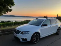 Gebraucht Skoda Octavia RS 184 PS (135 kW) 2014 Weiß Kombi