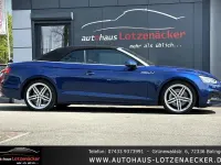 Gebraucht Audi A5 Cabriolet S-Line 252 PS (185 kW) 2017 Blau Cabrio