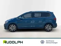 Gebraucht VW Touran Highline 150 PS (110 kW) 2022 Blau Van / Kleinbus