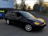 Gebraucht VW Golf VI Trendline 105 PS (77 kW) 2011 Schwarz Kleinwagen