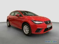 Gebraucht Seat Ibiza Style 95 PS (69 kW) 2022 Pure rot Kleinwagen