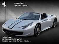 Gebraucht Ferrari 458 570 PS (419 kW) 2014 Silber Cabrio