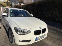 Gebraucht BMW 114 Sport Line 102 PS (75 kW) 2014 Weiß Kleinwagen