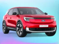 Nouvelle Ford Explorer Premium 125 kW (170 ch) 2026 Rouge SUV