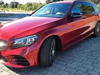 Gebraucht Mercedes C220 AMG line 194 PS (142 kW) 2018 Rot Limousine
