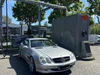 Gebraucht Mercedes SL500 AMG 306 PS (225 kW) 2003 Silber Cabrio