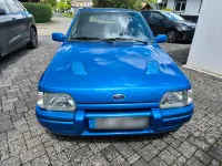 Gebraucht Ford Escort Cabriolet 102 PS (75 kW) 1990 Blau Cabrio