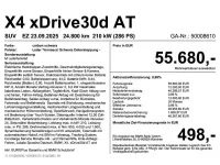 Gebraucht BMW X4 Performance 286 PS (210 kW) 2025 Schwarz SUV