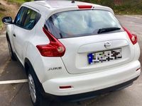 Gebraucht Nissan Juke Visia 117 PS (86 kW) 2011 Weiß metallic SUV