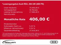 Neu Audi RS3 Sport 400 PS (294 kW) 2026 Grau Limousine