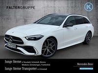 Gebraucht Mercedes C200 AMG line 204 PS (150 kW) 2024 Unilack polarweiß Kombi