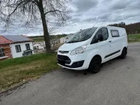 Gebraucht Ford Transit Custom 125 PS (91 kW) 2015 Weiß Van / Kleinbus