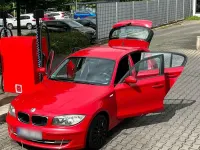 Gebraucht BMW 116 116 PS (85 kW) 2008 Rot Kleinwagen