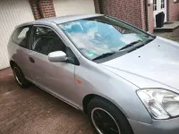 Gebraucht Honda Civic 90 PS (66 kW) 2003 Silber Kleinwagen