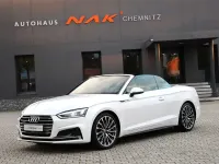 Usata Audi A5 Cabriolet S-line plus 252 CV (185 kW) 2017 Bianco Cabrio