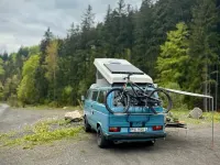Używany VW Multivan 68 KM (50 kW) 1982 Niebieski Minivan