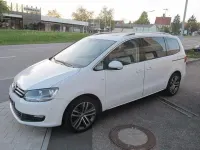Second-hand VW Sharan 177 CP (130 kW) 2014 Alb Monovolum