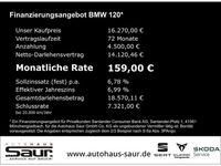 Gebraucht BMW 120 Advantage 190 PS (139 kW) 2017 Schwarz Kleinwagen