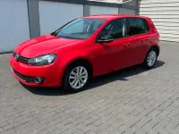 Gebraucht VW Golf VI Style 86 PS (63 kW) 2012 Rot Kleinwagen