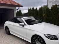 Gebraucht Mercedes C200 AMG line 184 PS (135 kW) 2018 Weiß Cabrio