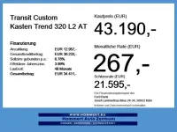 Nouă Ford Transit Custom Trend 170 CP (125 kW) 2026 Alb Monovolum