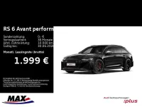 Neu Audi RS6 Performance 630 PS (463 kW) 2025 Schwarz Kombi